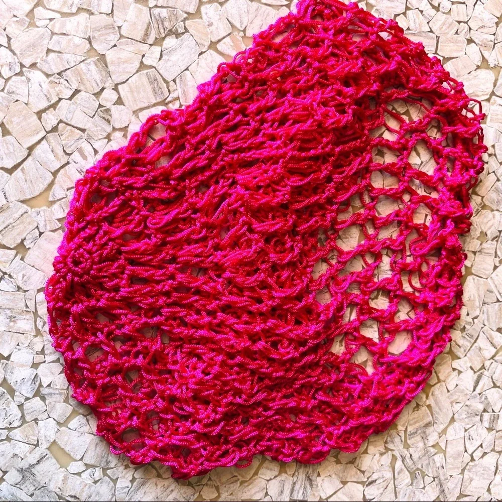 Fuchsia Pinup Retro rockabilly Vintage Hair Snood